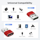 For Airpods Pro 3 Charger Adapter 4Pack,Usb To Usbc Converter Type C Female To A Male Car Block For Iphone 17 16 15 14 Max Plus,Apple Watch 11,Iwatch 10,Ipad 8 9 Air Mini,Samsung Galaxy S25
