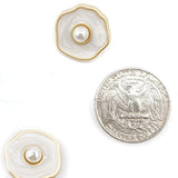 Irregular Shape Enamel Sewing Shank Buttons 20 Pcs - 18Mm, 23/32"