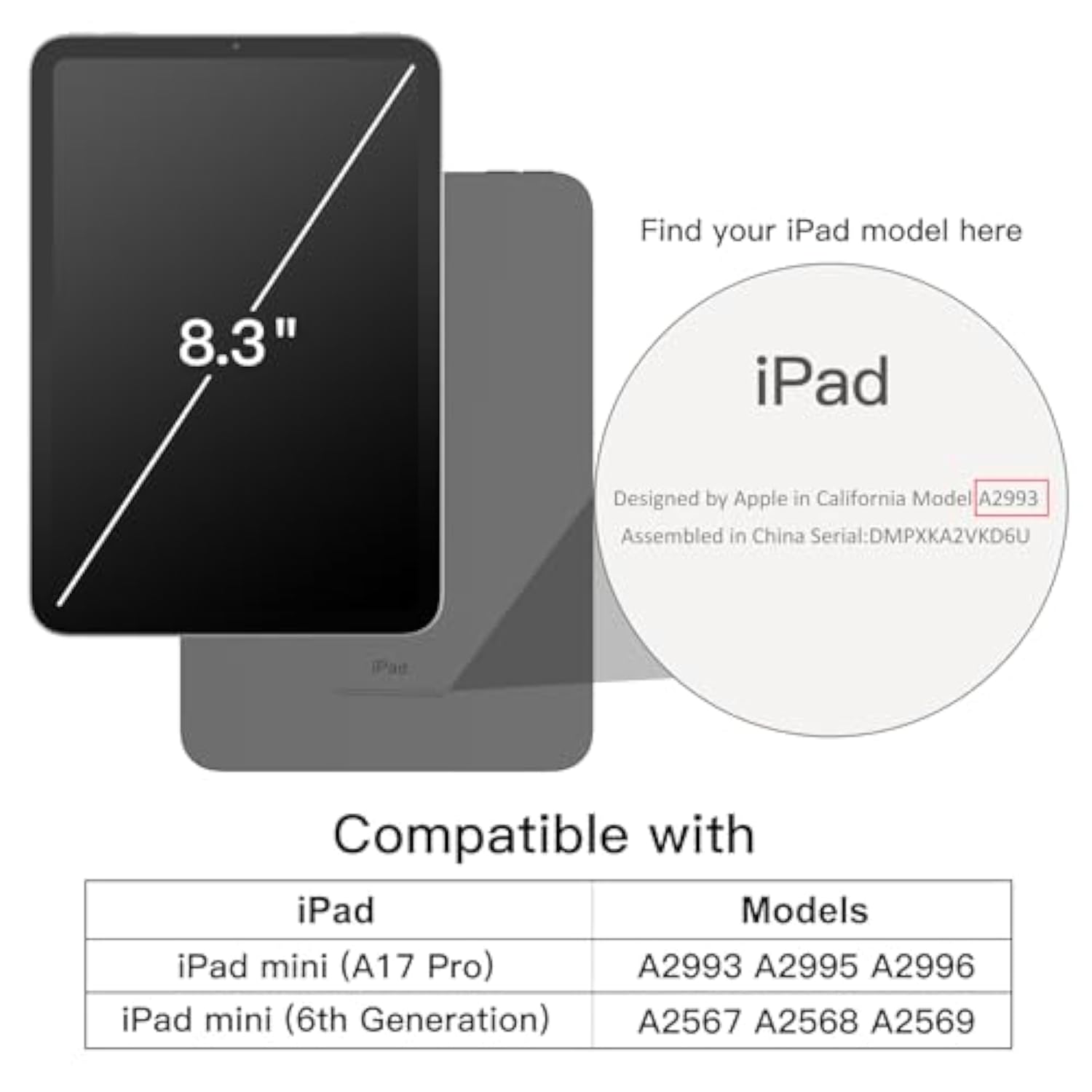 JETech Case for iPad Mini 6 (8.3-Inch, 2021 Model, 6th Generation), PU Leather