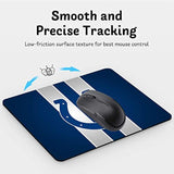 Gaming Mouse Pad, Sport Football Mousepad With Non-Slip Rubber Base For Laptop Computer Desktop Game Mat,Fans Gift White Stripe Design