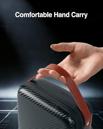 Electronics Organizer Travel Case For Chargers And Cords, Hard Case For Electronics, Portable Tech Bag, Travel Essentials For Chargers/Mouse/Usb Drives/Sd Cards, Tech Gifts