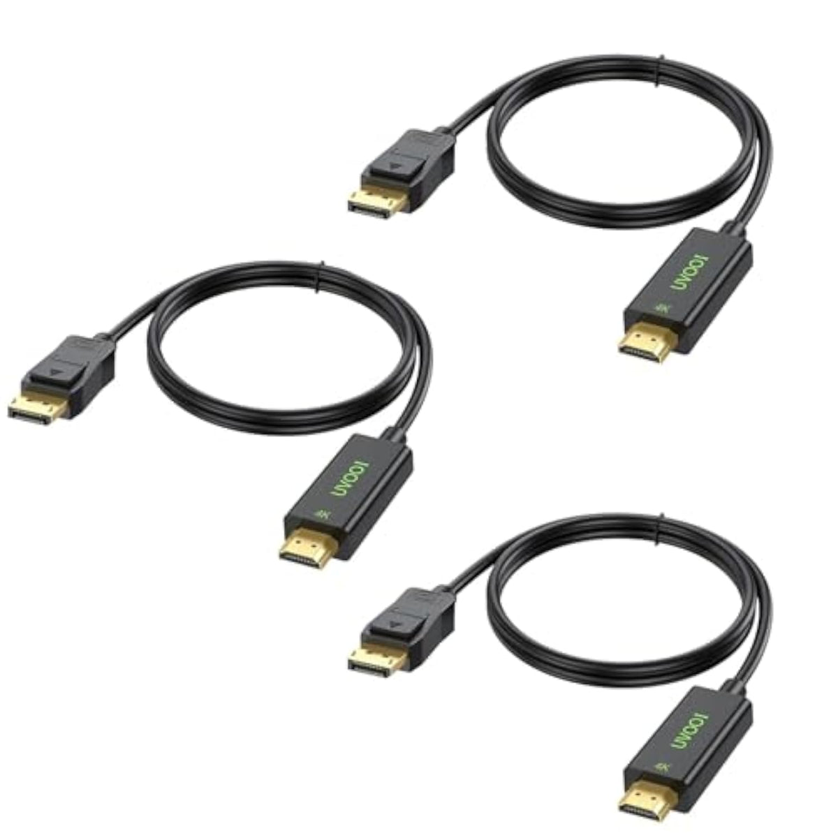 Displayport To Hdmi Cable 6Ft, Display Port To Hdmi Uni-Directional Cables Dp