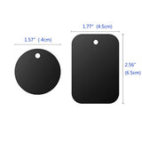 Universal Metal Plate Magnetic Phone Mount - Pack of 8