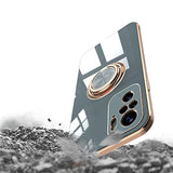 Redmi Note 10 Pro Case, [360° Kickstand] Support Magnetic Car Mount