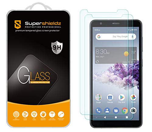 (2 Pack) Designed for ZTE Blade A3 Prime Tempered Glass Screen Protector, Anti Scratch, Bubble Free