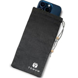 EMF Shield Phone Sleeve Signal Blocking Radiation Protection Pouch Black