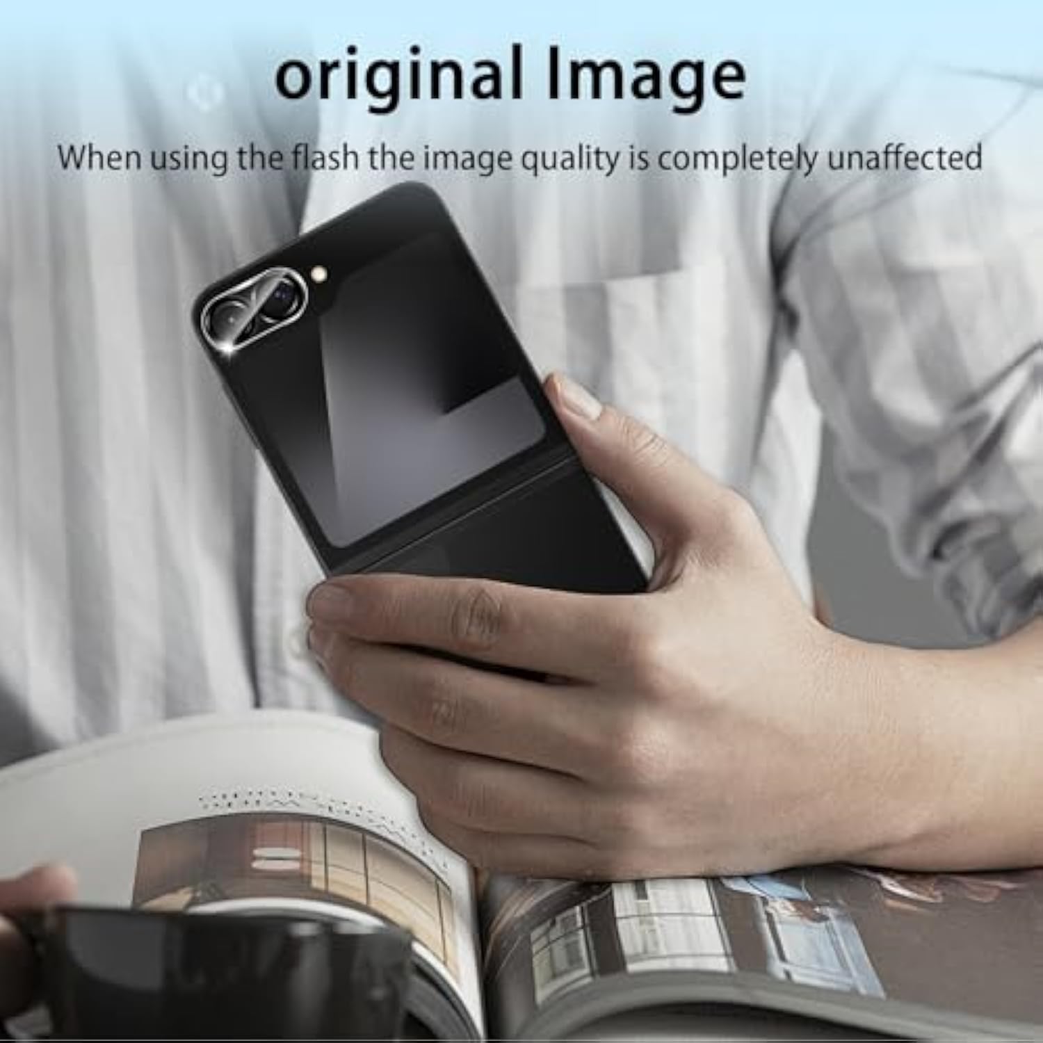 (3 Pack) Camera Lens Protector For Samsung Galaxy Z Flip 7 Fe, Anti Scratch, Bubble Free,Tempered Glass Screen Protecto