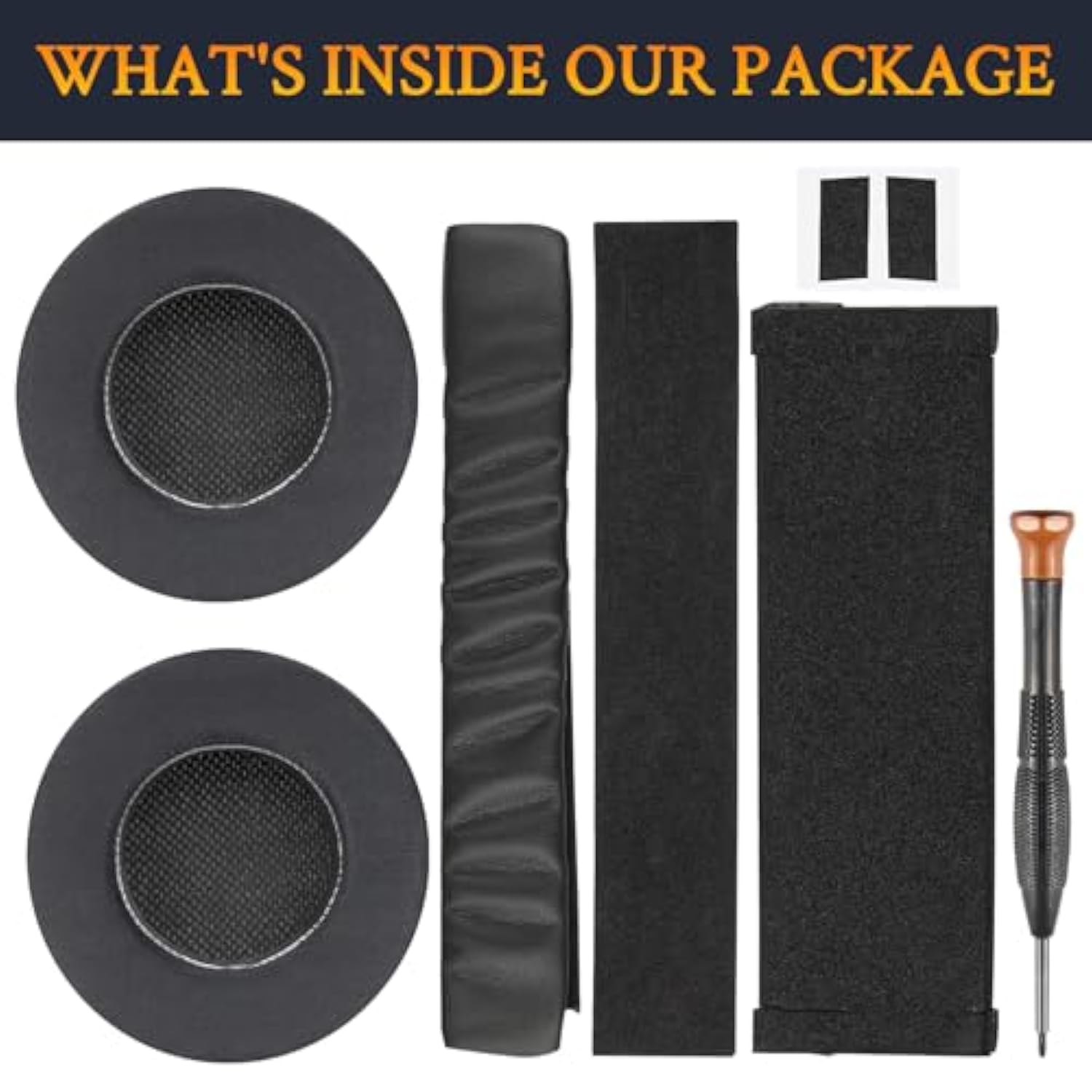 Headband Pad + Cooling Gel Earpad Cushions For Corsair Virtuoso Rgb Wireless Xt Se Gaming Headset, Replacement Headstrap Pad Repair Part - Cg Black