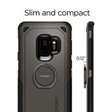 Spigen Style Ring 360 Cell Phone Ring/Phone Grip/Stand/Holder for All Phones and Tablets Compatible with Magnetic Car Mount - Gun Metal