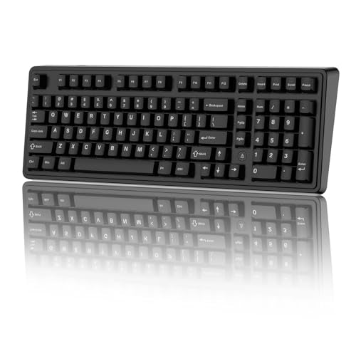 Ajazz Ak980Max Wired Magnetic Axis Mechanical Keyboard, 98% Hot-Swappable Custom Keyboard With Rgb Backlighting, Pre-Lubricated Switches, Abs Keycaps, Suitable For Mac/Win/Visa/Pc