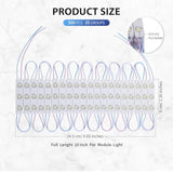 500 Pcs Led Module White 6500K 1.2W Led Storefront Waterproof Replacement Lights For Inflatables Decorative Module Light