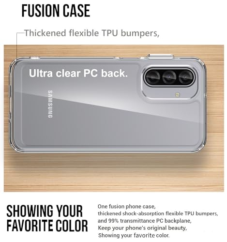 for  Galaxy-A17-5G Phone Case: Military-Grade Shockproof Phone Cover with Tempered Glass Screen Protector, Anti-Scratch & Reinforced Bumpers -