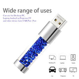Lovely Diamond Usb 2.0 Flash Drive Data Storage Memory Stick Usb Stick Pendrive Gift (32Gb, Dark Blue)