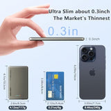 Ultra Slim Magnetic Portable Charger 5,000Mah, 0.3In Thin Wireless Power Bank, Compact Magnetic Battery Pack 20W Fast Charging With Usb-C, Compatible With Iphone 16/15/14/13 Series