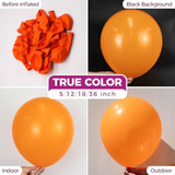 100 Pack 12Inch Orange Latex Balloons Birthday Bridal Shower Party Decor