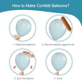 Blue And Green Balloons,60 Pcs 12 Inches Avocado Macaron Green Retro Sea Fog Blue Retro Apricot Balloons For Birthday Baby Shower Graduation Engagement Party Decorations