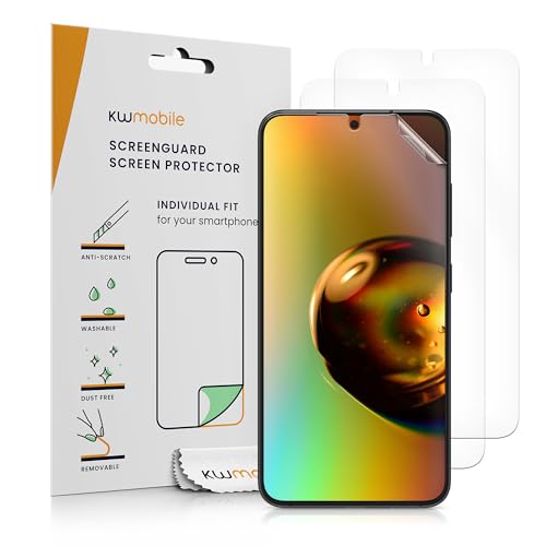 Screen Protectors Compatible with Samsung Galaxy S25 Screen Protector - 3X Ultra-Clear Transparent Phone Films