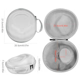 Hard Organizer Portable Carry Travel Case For Airpods Max, For Sony & Audio-Technica Headphones – Shockproof, Waterproof & Durable Protection,Grey - Medium