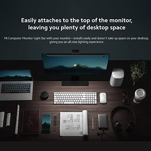 Mi Computer Monitor Light Bar - Wireless Control, Easy Installation, Extra Computer Lighting W/O Taking Desktop Space