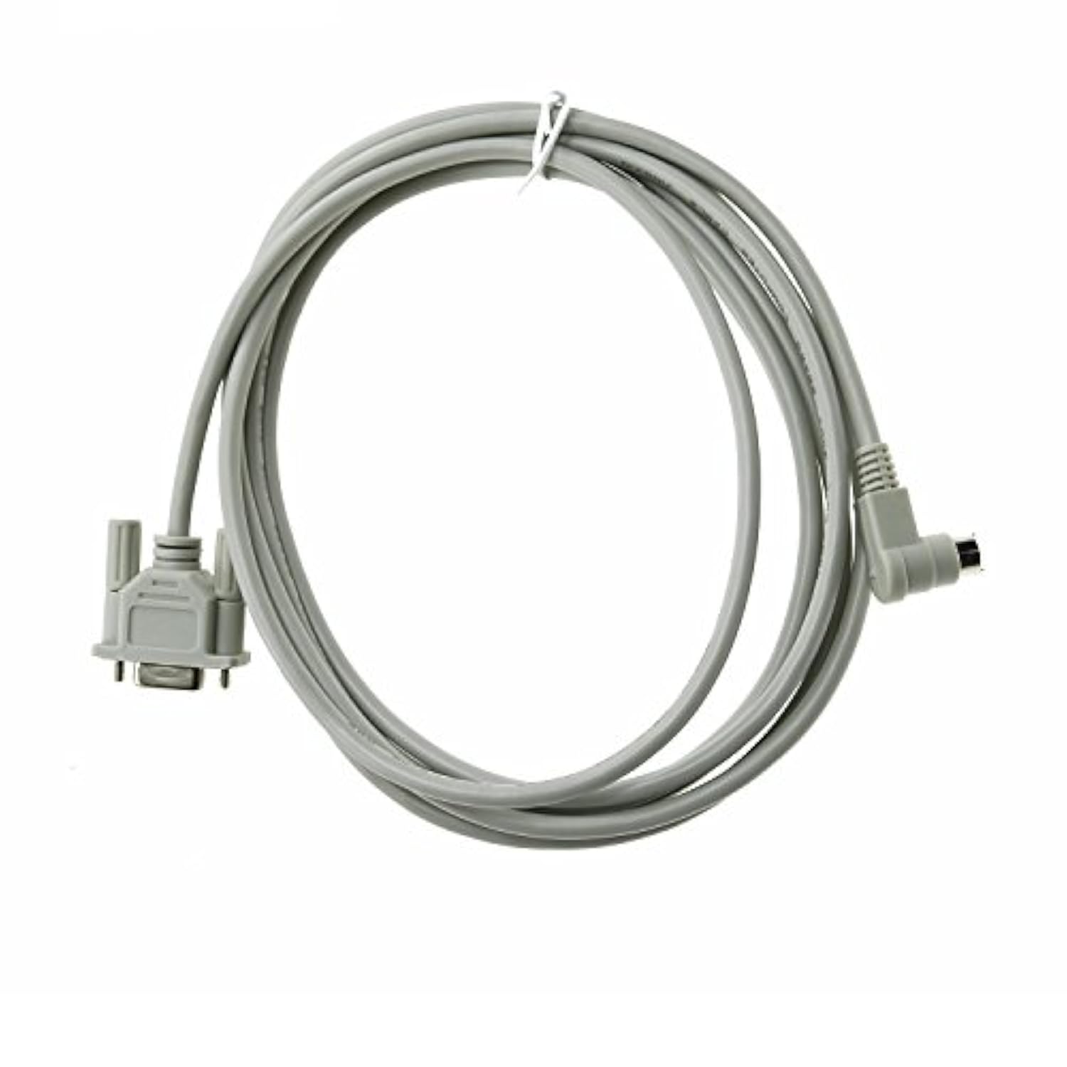 Micrologix Programming Cable, Compatible 1761-Cbl-Pm02 1000, 1100, 1200, 1500 Series With 8 Pin Round And 90 Degree End