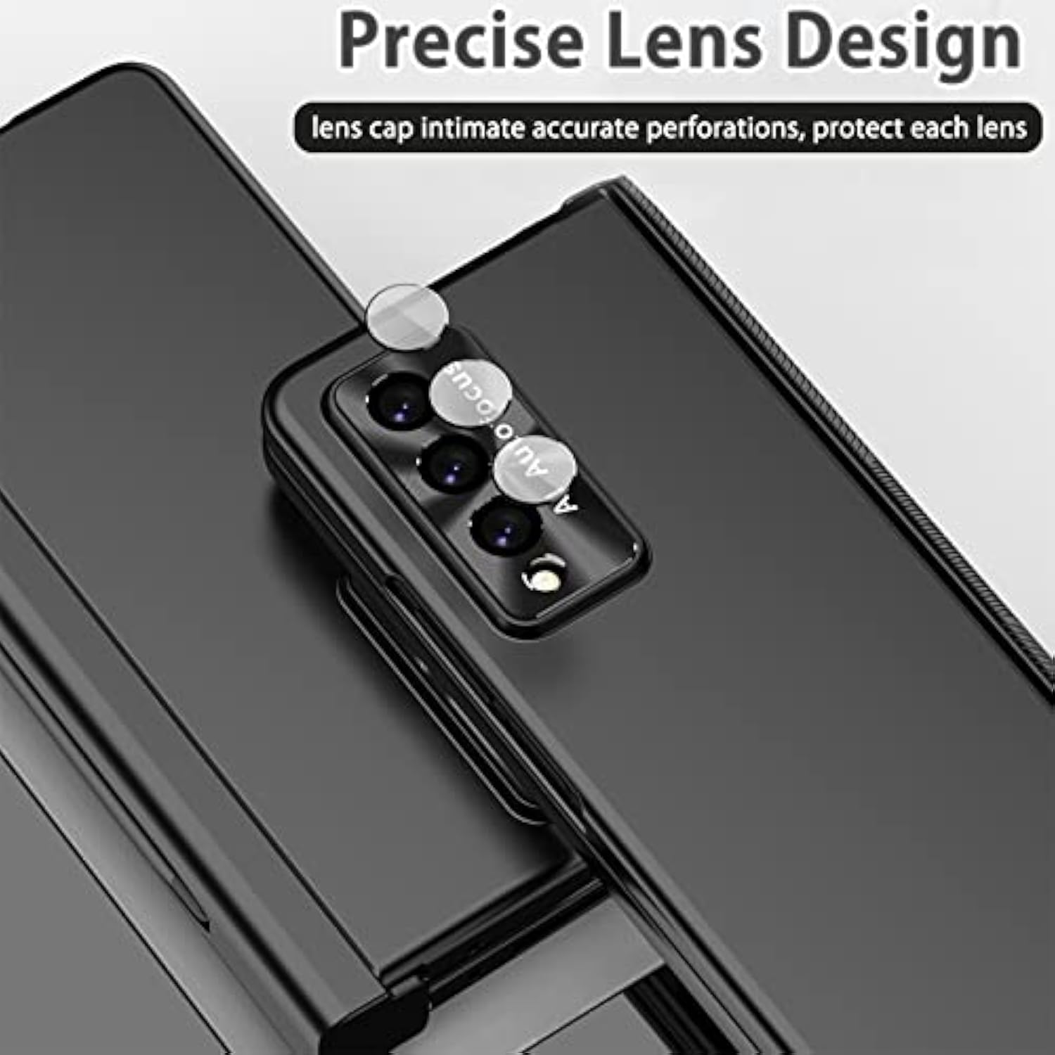 Transparent Case for Samsung Galaxy Z Fold 4 Hinge Protection
