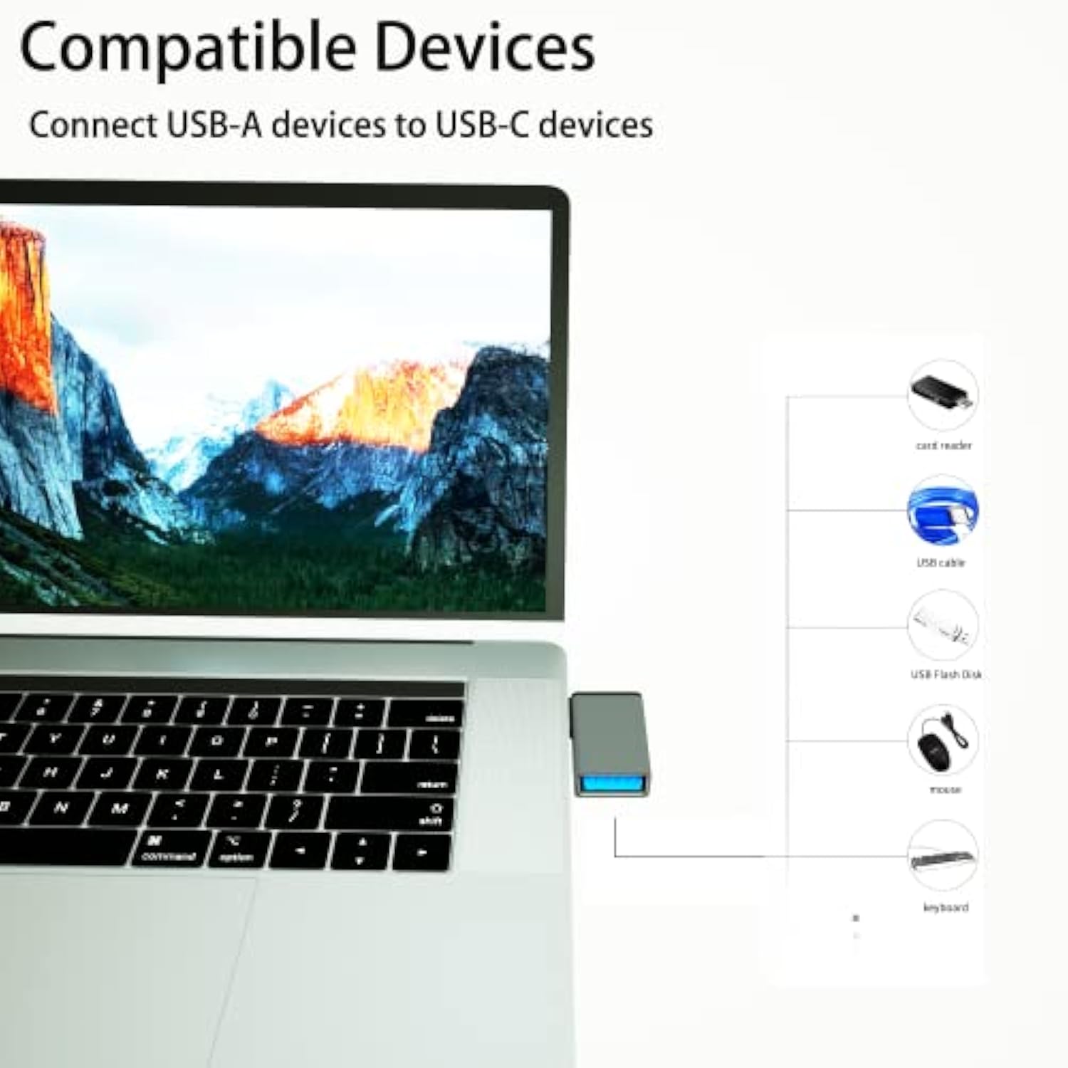 Right Angle Usb C To Usb Adapter(3-Pack), 90 Degree Type C Male To Usb 3.0 Female Converter,Thunderbolt 3 Otg Connector For Macbook Pro/Air, Iphone 15 Pro Max,Galaxy S24/S23/S22