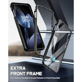 Guardian Case For Oneplus 13 5G, Built-In Screen Protector [Work With Fingerprint Id], [2 Front Frame] Full Body Shockproof Rugged Clear Cover Case, Black/Clear