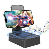 Birthday Gifts for Mother Father ,Cell Phone Stand with Wireless Bluetooth Speaker and Antislip Base HD Surround Sound for Home and Outdoors with