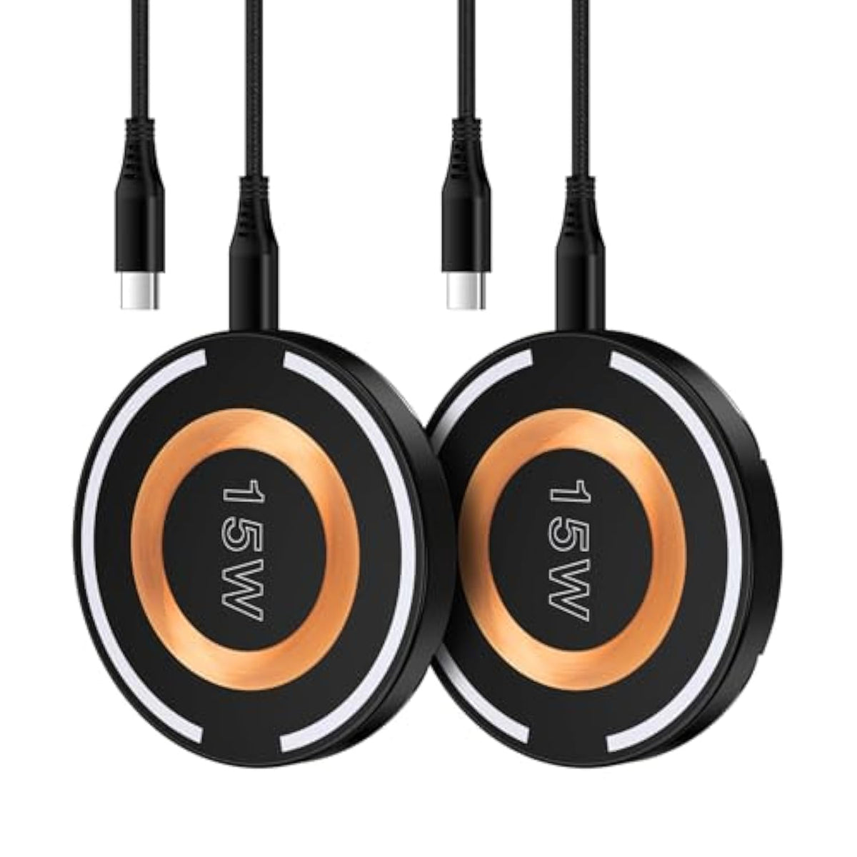 Samsung Wireless Magnetic Charger Fast Charging Pad Magsafe Charger For Samsung Galaxy S25 Ultra S24 Fe S23 S22 S21 Plus 2Pack 15W Fast Wireless Charger Stand For Iphone 16E 16 Pro Max 15 Pro 15 Plus