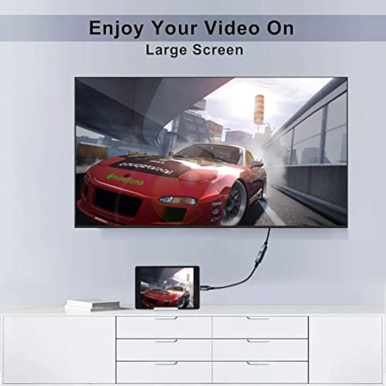 Micro Hdmi To Hdmi Adapter 2 Pack, Micro Hdmi Male To Hdmi Female Braided Cabl