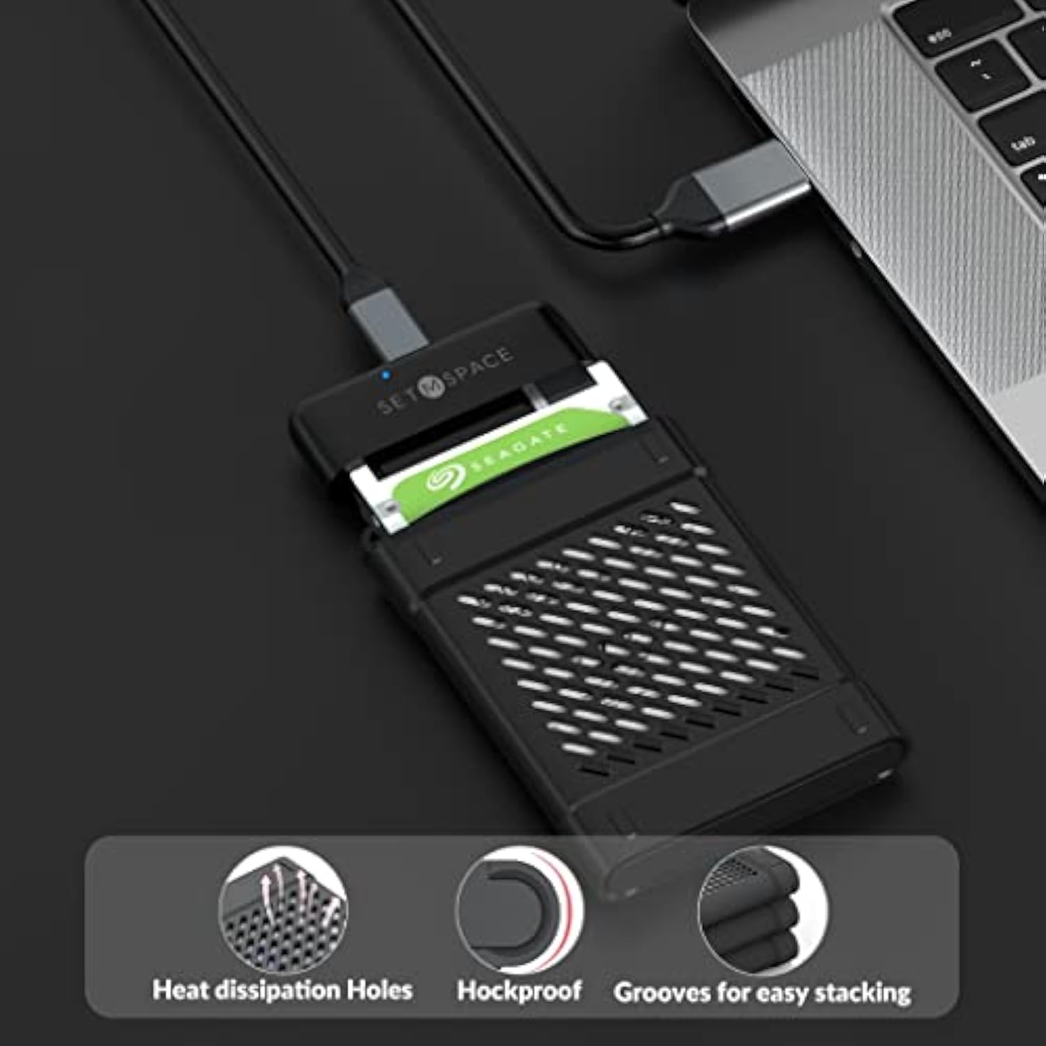 Sata To Usb Cable, Usb 3.0 To 2.5”Sata To Usb 3.0 Adapter For External Convert