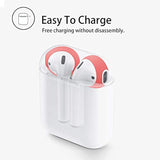 (Fit In Case)Silicone Protecitve Tips Ear Skins And Covers Replacement Anti Slip Soft Eartips Compatible With Apple Airpods 1 & 2 Or Earpods Headphones/Earphones/Earbuds (3 Pairs Clear)
