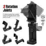(2 Pack) Airplane Phone Holder Mount: Universal In Flight Travel Essentials Phone Mount With 360° Degree Rotation, Handsfree Airplane Phone Holder, Travel Must Haves Phone Clip Stand For Flying