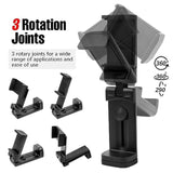 (2 Pack) Airplane Phone Holder Mount: Universal In Flight Travel Essentials Phone Mount With 360° Degree Rotation, Handsfree Airplane Phone Holder, Travel Must Haves Phone Clip Stand For Flying