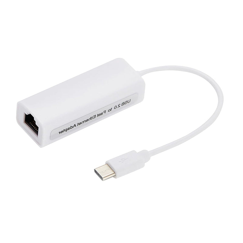 Usb-C To Ethernet Adapter, High-Speed Network For Type-C Devices, Compatible W