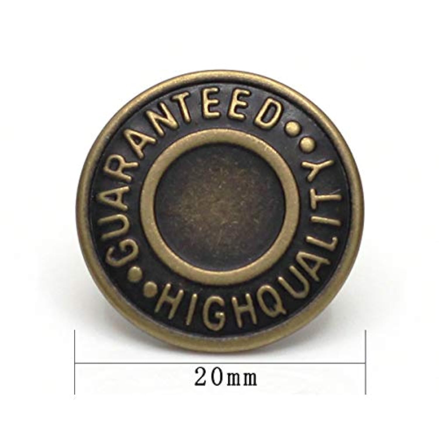 20Mm Ghq Jeans Button Tack Jacket Buttons Metal Replacement Kit 12 Set