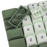 Zda Similar To Xda Keycaps Thick Pbt Matcha Dye-Sublimation Keycap Set For Erg