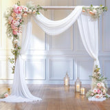 Blush Wedding Arch Draping Fabric, 19Ft x 28" Panel for Ceremony & Home Decor