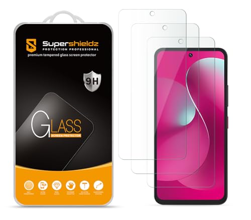 (3 Pack) Designed for T-Mobile (Revvl 8 Pro) Tempered Glass Screen Protector, Anti Scratch, Bubble Free