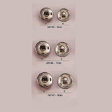 288Sets/Lot Sew-On Presssnap Buttons Metal Snap Fastener Buttons Press