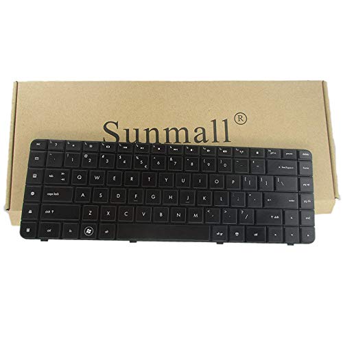 Replacement Keyboard With Ribbon Cable Compatible With Hp Compaq Presario Cq62 G62 G56 Cq56 Series Compatible With Part Number 595199-001 613386-001 6098 Cq56-100 G56-100 G62-340Us Us Layout