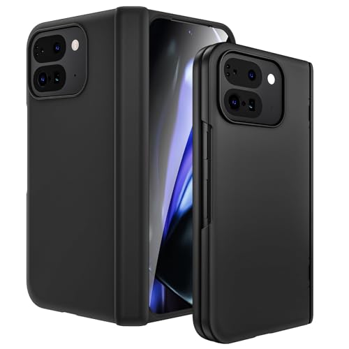 for Google Pixel 9 Pro Fold 2024 Case with Built-in Screen Protector[Anti-Scratch][Hinge Protection] Slim Fit Shockproof Full Body Protective Cover