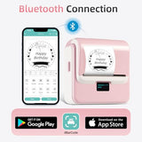 Label Maker Machine With Tape, T003 Thermal Label Maker, 2 Inch Bluetooth Label Printer Compatible With Phone & Pc, Sticker Printer Barcode Thermal Maker For Small Business, Home, School