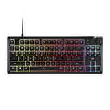 K55 Core Tkl Rgb Gaming Keyboard Tenkeyless, 8-Zone Rgb, Quiet Membrane Keys, Spill Resistant, Media Keys, 1000Hz Polling Na Layout Black