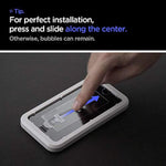 Spigen Tempered Glass Screen Protector [GlasTR AlignMaster] designed for iPhone SE 3 (2022), iPhone SE 2 (2020), iPhone 8, iPhone 7 (2 Pack)