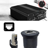 1M Waterproof Dustproof Screw Locking Cat6 Rj45 Male To Female Lan Ethernet Ne