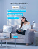Smart Plug 15A, Wifi Bluetooth Outlets 4 Pack Work With Alexa And Google Assistant, Wifi Plugs With Multiple Timers, Home App Group Control Remotely, No Hub Required, Etl&Fcc Certified