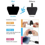Phone Lanyard, 4X Durable Pads, Adjustable Cell Phone Lanyard Premium Nylon Crossbody Lanyards Around The Neck Fitting For All Most Smartphones