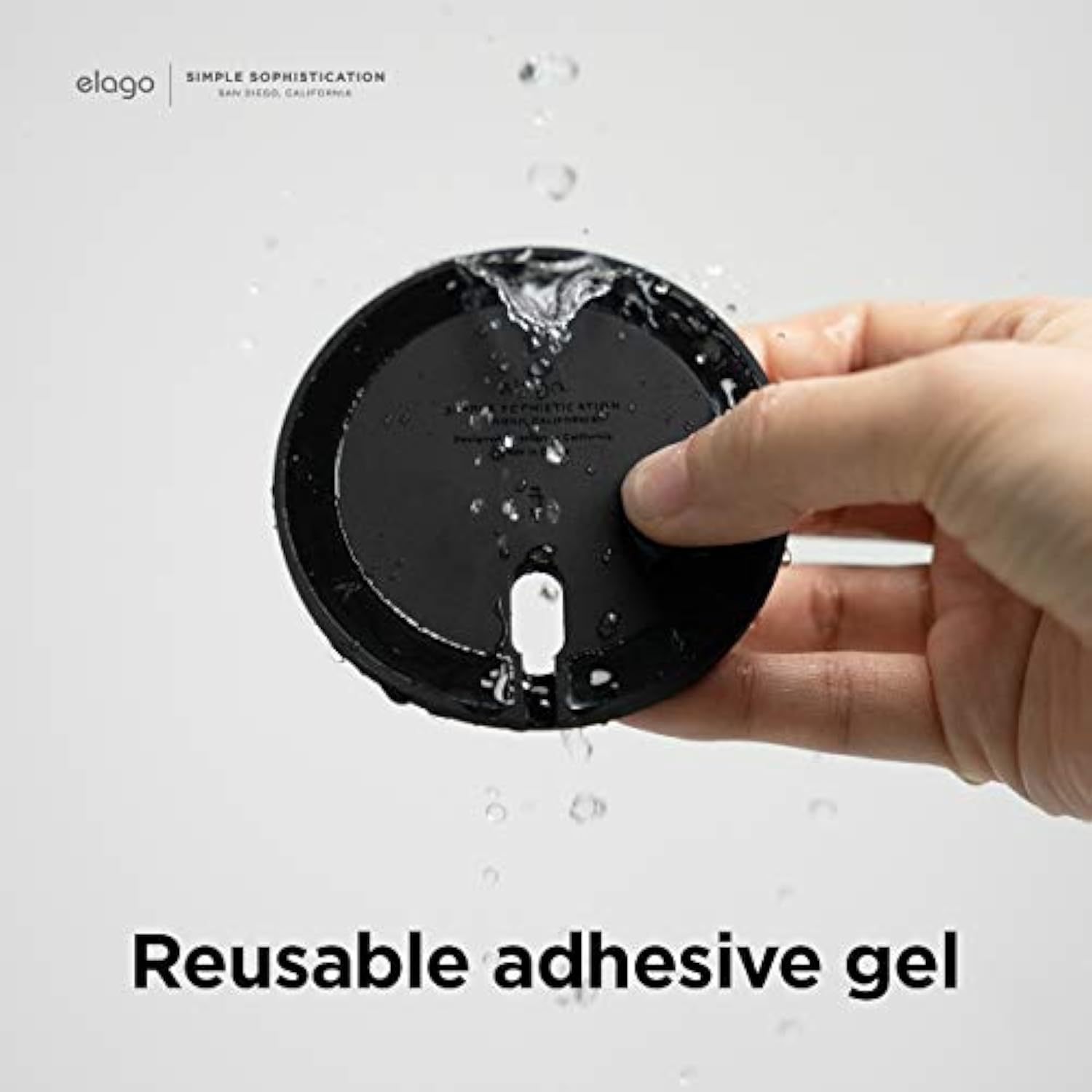 elago Charging Pad, Wireless, Magnetic, Black - Compatible with MagSafe Charger, iPhone 12, 13, 14, 15 Models, AirPods Pro [0.09 lbs]