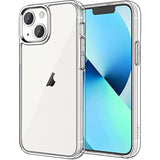 JETech Case for iPhone 13 Mini 5.4-Inch, Non-Yellowing Shockproof Phone Bumper Cover, Anti-Scratch Clear Back (Clear)